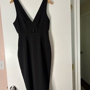 Forever 21 Black Backless Dress